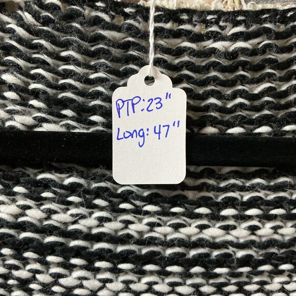 POL CARDIGAN LONG WITH POCKETS PTP:23" GREAT PIECE! - Picture 11 of 11